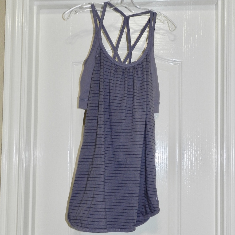 Calia Carrie Underwood Cross Back 2 Layer tank Sports Bra workout